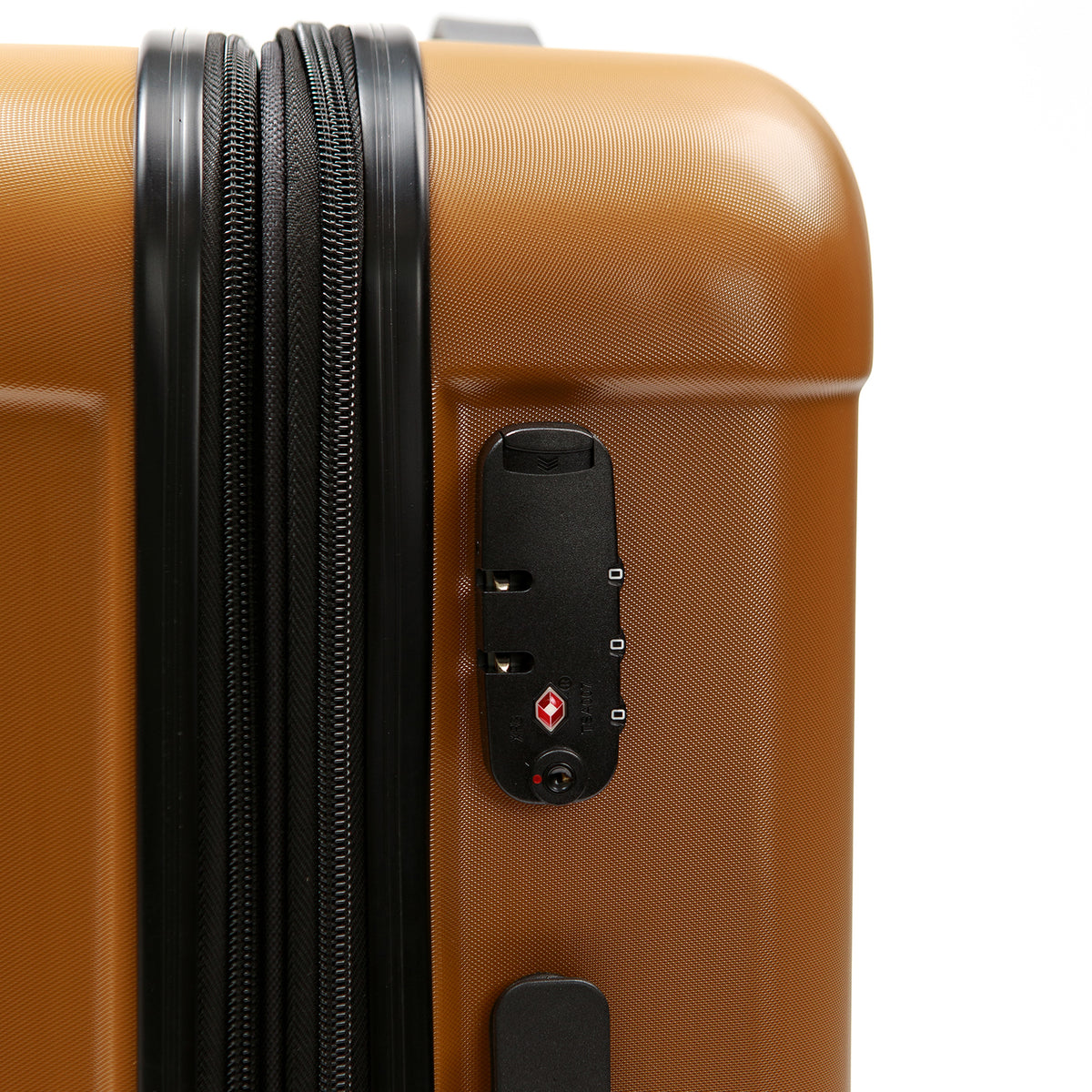 APhiA 3 Piece Gold PC Luggage