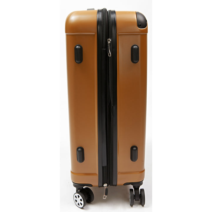 APhiA 3 Piece Gold PC Luggage