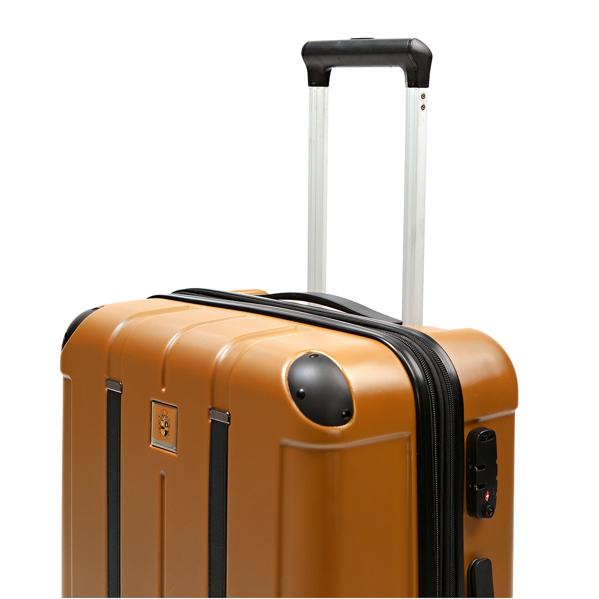 APhiA 3 Piece Gold PC Luggage